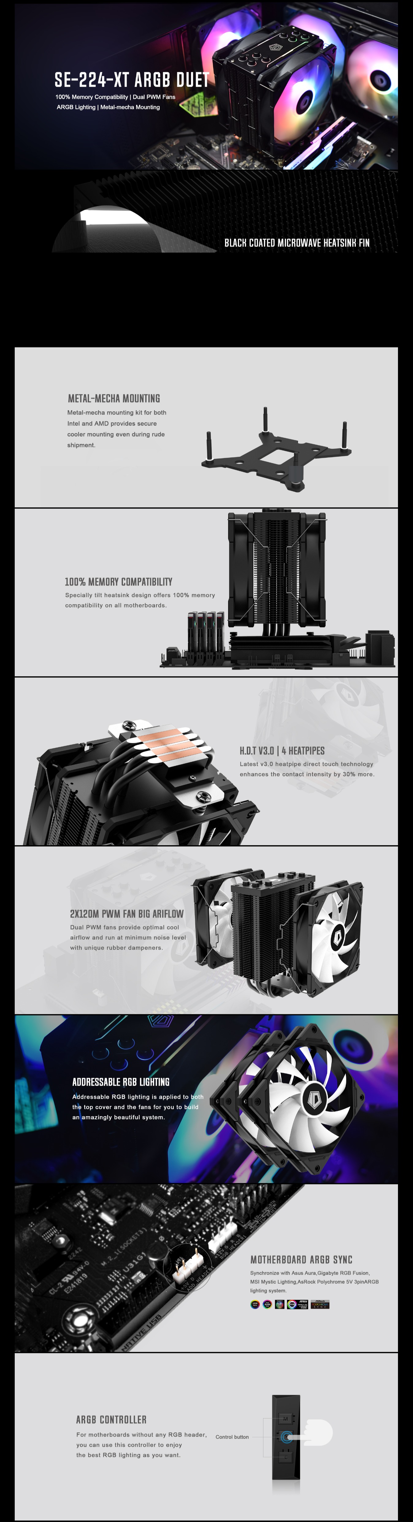 ID Cooling SE 224 XT DUET 6