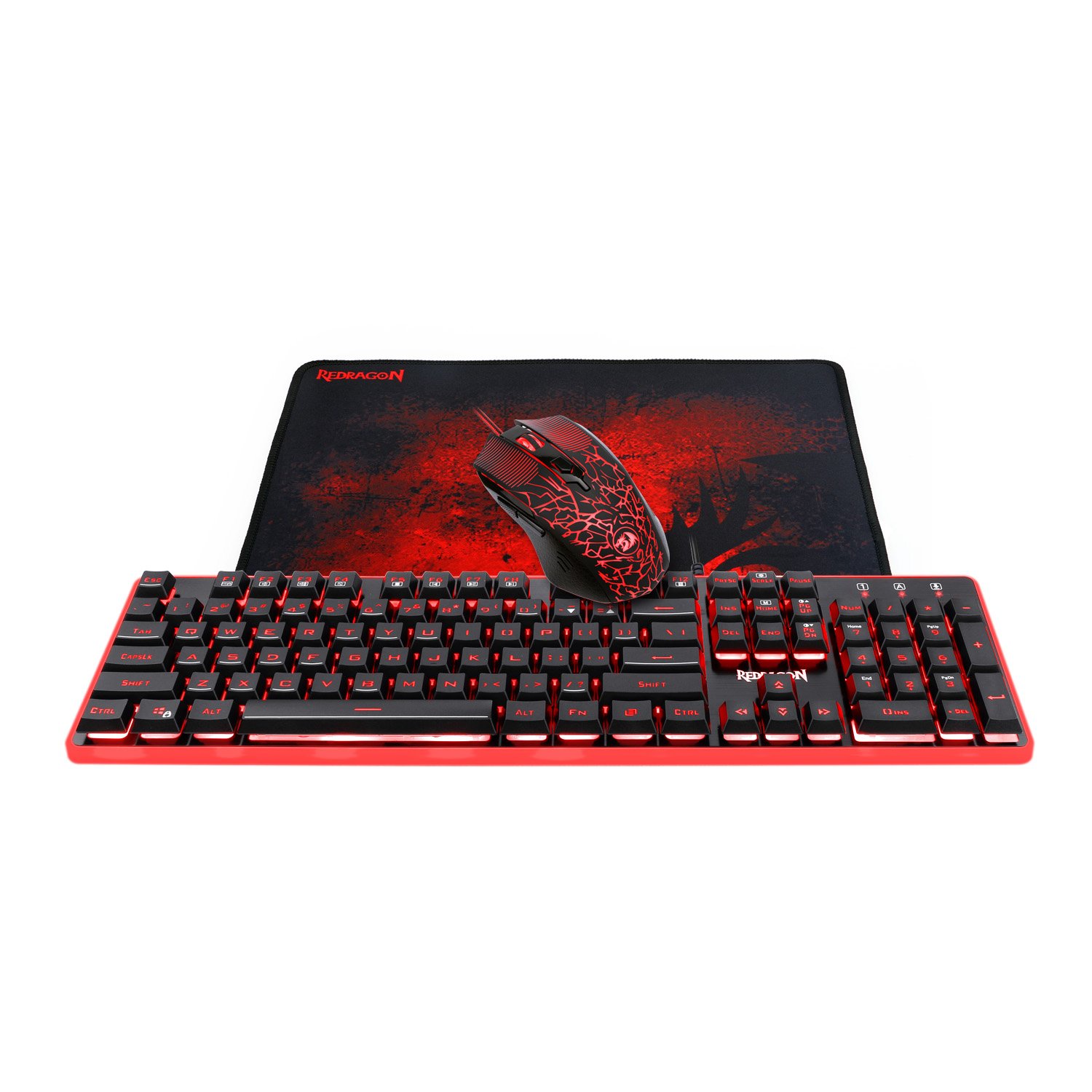 Redragon S107-Gaming Keyboard and Mouse Combo with ...